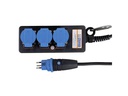 STEFFEN Industrie-Steckerleiste Professional 3x T13 IP55, 3 m