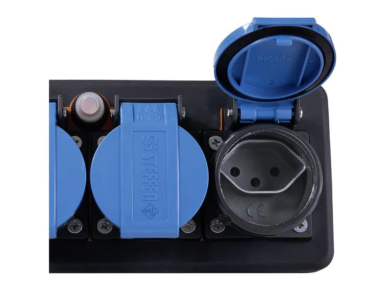 STEFFEN Industrie-Steckerleiste Professional 3x T13 IP55, 3 m