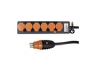 STEFFEN Industrie-Steckerleiste Professional 6x T15 IP55, 5 m