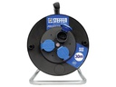 STEFFEN Kabelrolle Professional 30 m 3x T13, IP55, Schwarz