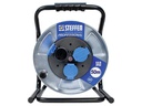 STEFFEN Kabelrolle Professional 50 m 3x T13, IP55, Silber