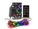 Twinkly LED Stripe Dots, 60 LEDs, 3 m, RGB, Schwarz