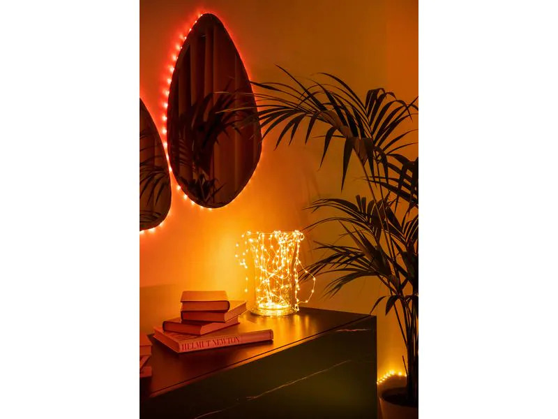 Twinkly LED Stripe Dots, 60 LEDs, 3 m, RGB, Schwarz