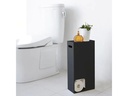 Yamazaki Toilettenpapierhalter Tower 48 cm, Schwarz