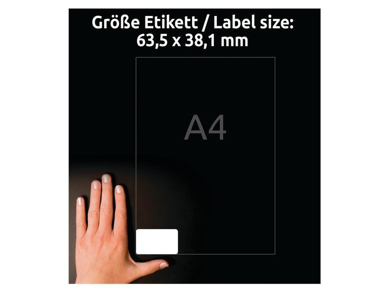 Avery Zweckform Adressetiketten Ultragrip 63.5 x 38.1 mm, 40 Blatt