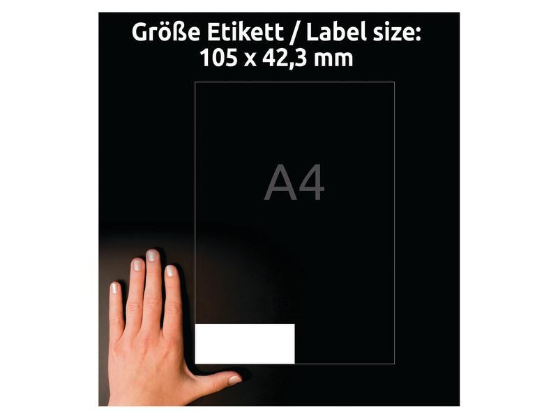 Avery Zweckform Universal-Etiketten 105 x 42.3 mm, 220 Blatt
