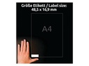 Avery Zweckform Universal-Etiketten 48.5 x 16.9 mm, 220 Blatt