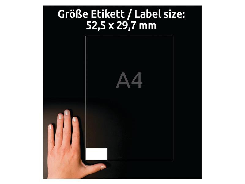 Avery Zweckform Universal-Etiketten 52.5 x 29.7 mm, 220 Blatt