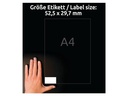 Avery Zweckform Universal-Etiketten 52.5 x 29.7 mm, 220 Blatt