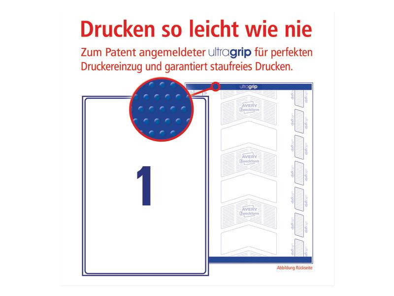 Avery Zweckform Versand-Etiketten 199.6 x 289.1 mm, 100 Blatt