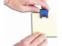 Maul Papierklemme S 1 Stück, Blau