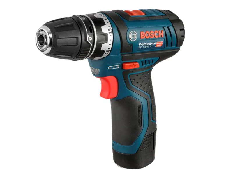 Bosch Professional Akku-Bohrschrauber GSR 12V-15 FC Kit 2x 2.0 Ah