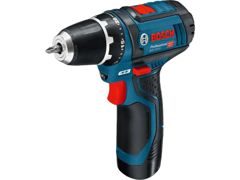 Bosch Professional Akku-Bohrschrauber GSR 12V-15 Kit 1x 4.0 Ah + 1x 2.0 Ah