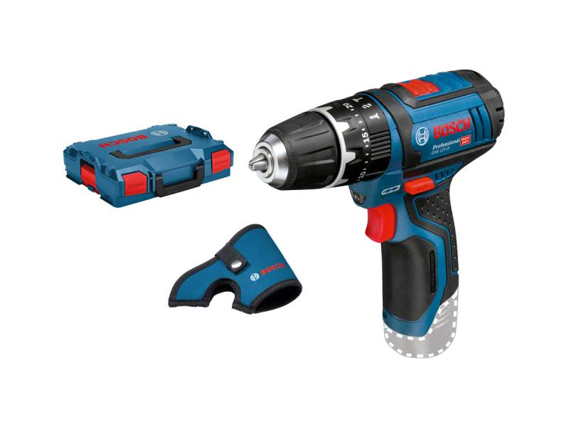 Bosch Professional Akku-Schlagbohrschrauber GSB 12V-15 + L-Boxx Clic&amp;go Solo