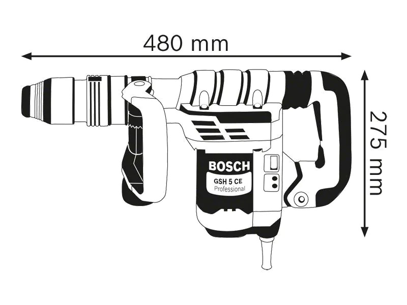 Bosch Professional Schlagbohrmaschine GSH 5 CE