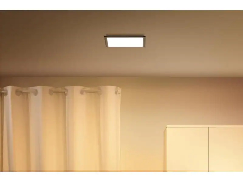 WiZ LED-Panel Ceiling SQ, 12 W, 2700- 6500 K, Schwarz
