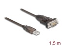 Delock Serial-Adapter 62645 USB Typ-A  zu RS-232 mit Muttern
