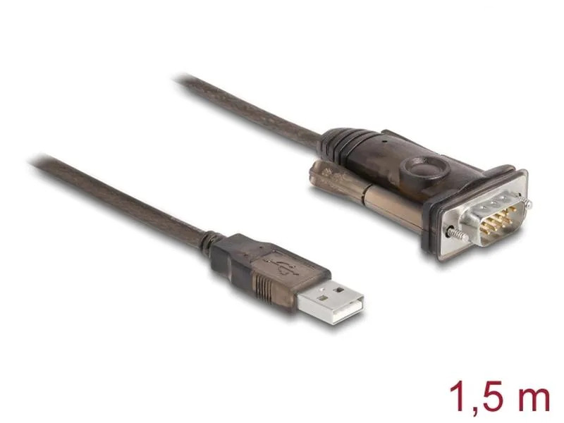 Delock Serial-Adapter 62645 USB Typ-A  zu RS-232 mit Schrauben