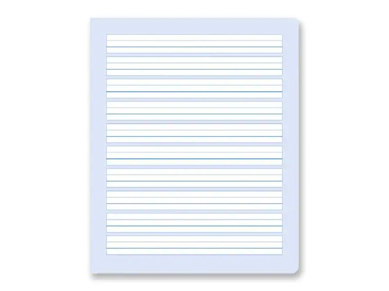 Formati Schulheft C.1 19.5 x 24 cm, Liniert, Blau