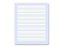 Formati Schulheft C.1 19.5 x 24 cm, Liniert, Blau