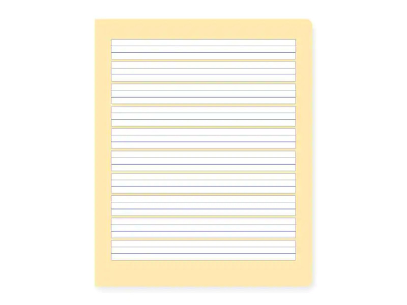 Formati Schulheft S.2 E5, Liniert, Gelb