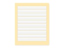 Formati Schulheft S.2 E5, Liniert, Gelb