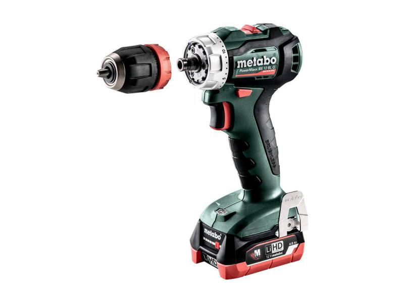Metabo Akku-Bohrschrauber PowerMaxx BS 12 BL Q Kit 2 x LiHD 4.0 Ah
