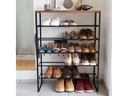 Yamazaki Schuhregal Tower 6-stufig, Schwarz