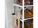 Yamazaki Schuhregal Tower 6-stufig, Weiss