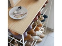 Yamazaki Schuhregal Tower 6-stufig, Weiss