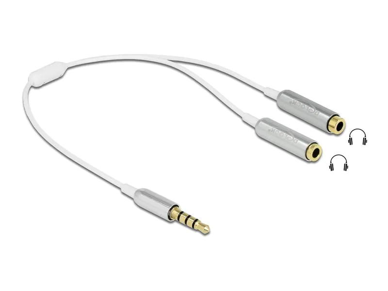 Delock Audio-Kabel Klinke 3.5mm, male - Klinke 3.5mm, female 0.25 m