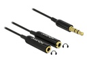 Delock Audio-Kabel Klinke 3.5mm, male - Klinke 3.5mm, female 0.25 m