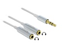 Delock Audio-Kabel Klinke 3.5mm, male - Klinke 3.5mm, female 0.25 m