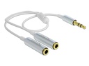 Delock Audio-Kabel Klinke 3.5mm, male - Klinke 3.5mm, female 0.25 m