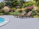 Florco Balkon-&amp; Terrassenplatten Stone Granit vollflächig, 4 Stk.