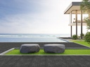 Florco Balkon-&amp; Terrassenplatten Stone Schiefer Roma, 4 Stk.