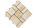 Florco Balkon-&amp; Terrassenplatten Stone Traveltine Roma, 4 Stk.