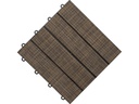 Florco Balkon-&amp; Terrassenplatten Tex, Braun, 6 Stk.