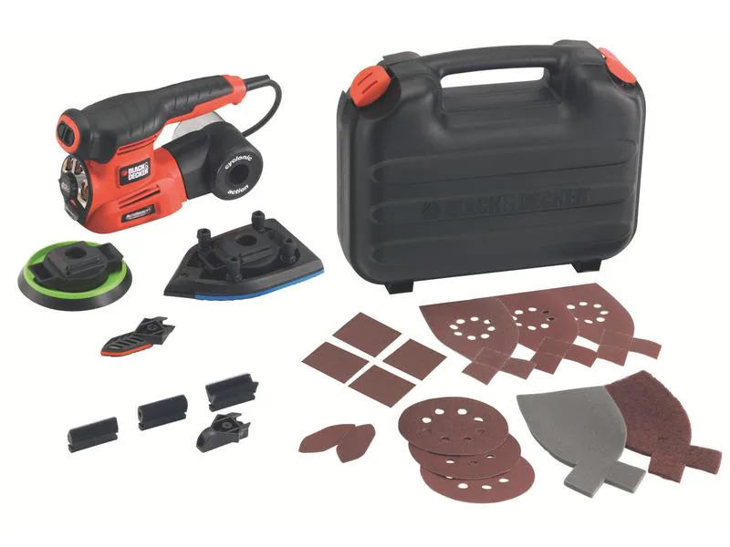 BLACK+DECKER Multischleifer Autoselect 4 in 1