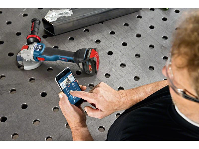 Bosch Professional Akku-Winkelschleifer GWX 18V-10 SC (L) X-LOCK solo CLC