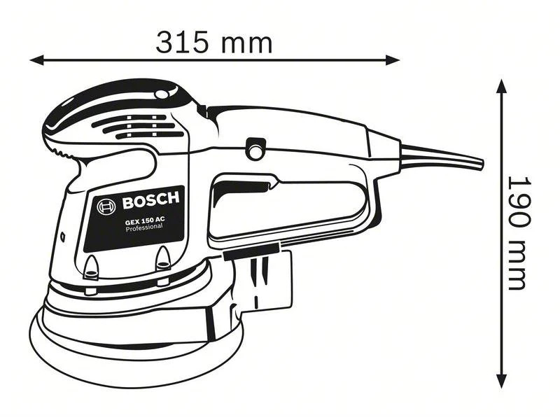 Bosch Professional Exzenterschleifer GEX 34-150