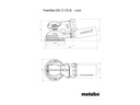 Metabo Akku-Exzenterschleifer PowerMaxx SXA12-125 BL Solo