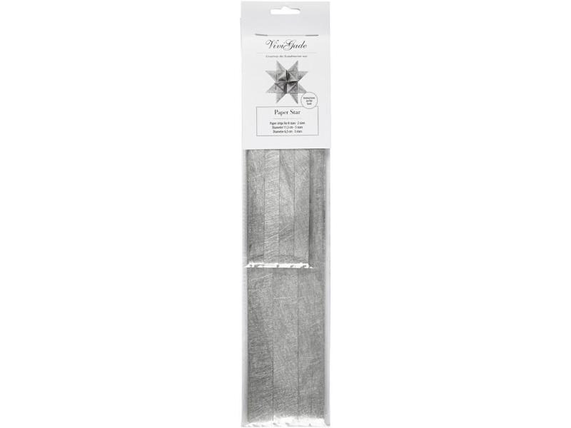 Creativ Company Papier-Deko 32 Fröbelsterne,  Silber
