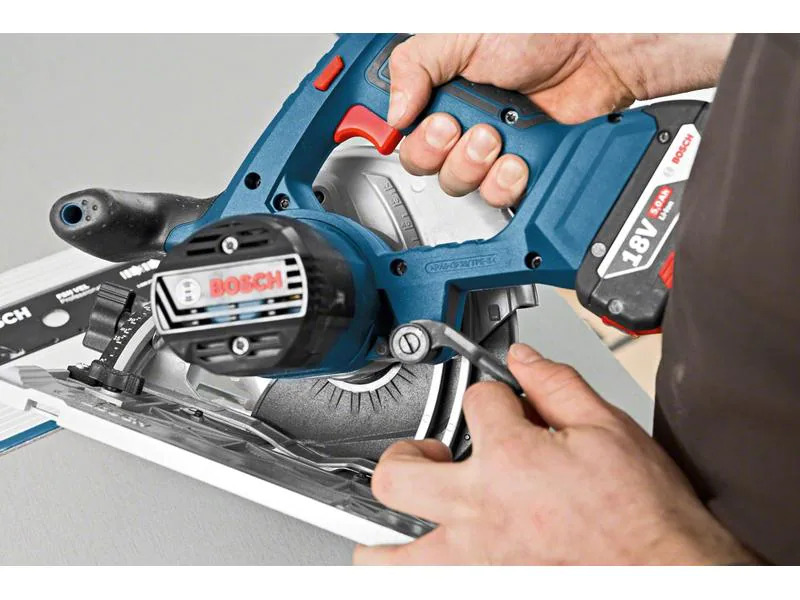 Bosch Professional Akku-Kreissäge GKS 18V-57 G L-Boxx Set