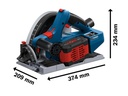 Bosch Professional Akku-Tauchsäge GKT 18V-52 GC L-Boxx Set