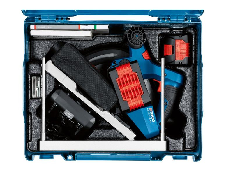 Bosch Professional Akku-Tauchsäge GKT 18V-52 GC L-Boxx Set
