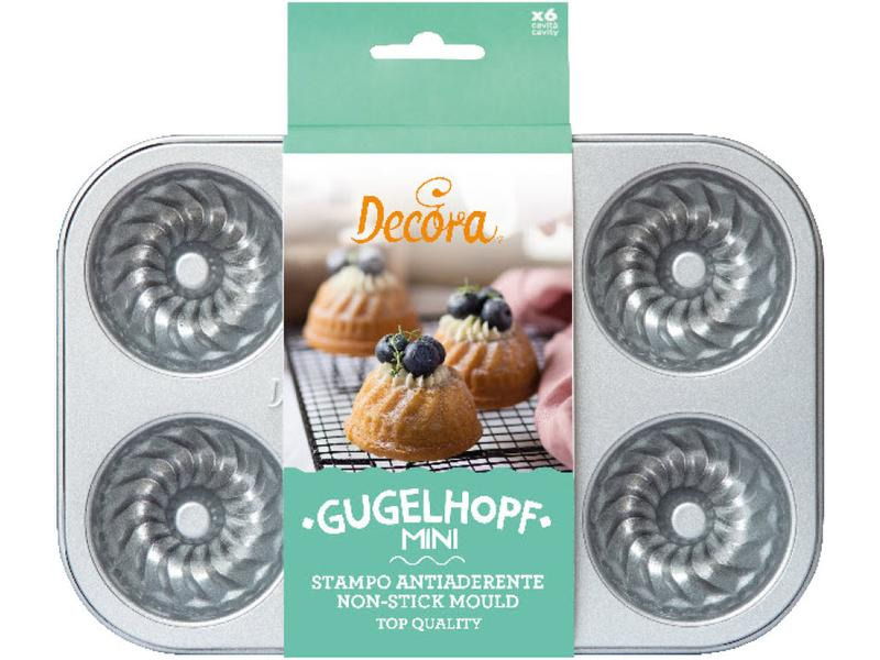 Decora Donut-Backform Gugelhupf 6 Mulden