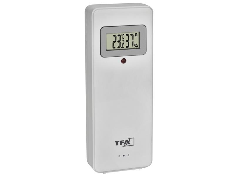 TFA Dostmann Wetterstation Quadro, Silber