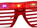 relaxdays Scherzartikel LED Partybrille sortiert 1 Stück, 5.5 x 15 cm