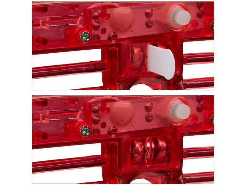 relaxdays Scherzartikel LED Partybrille sortiert 1 Stück, 5.5 x 15 cm